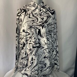 Black & White Lightweight Hoodie, 2XL